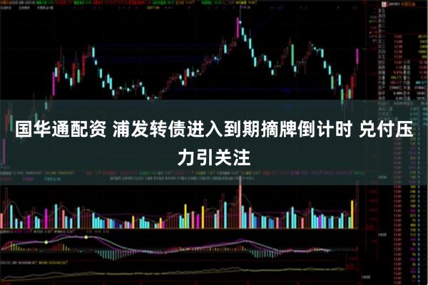 国华通配资 浦发转债进入到期摘牌倒计时 兑付压力引关注